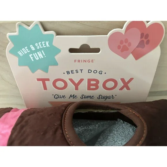 Fringe | Dog Toys Set Give Me Some Sugar & 3 Mini Squeakers Chocolate Shape - Picture 6 of 7